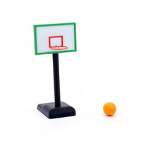 1/12 Scale Basketball Hoop Compact Miniature Decor Lightweight for Playroom
