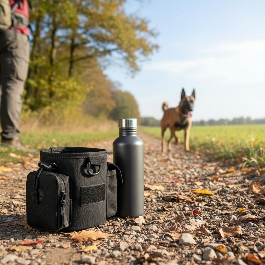 Dog Treat Training Pouch Multi-Functional Pet Training Waist Pouch for Outdoor