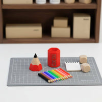 Dollhouse Pencil Holder Faceted Desk Accessory Pointed Tip