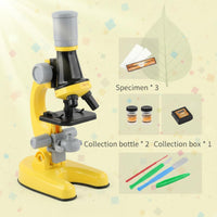 Kids Science Microscope STEM Learning Children's Microscope Set LED Light