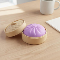 Steamed Bun Soft Feel Baozi Stress Ball Cute Design for Desk, Kids