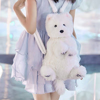 West Highland White Terrier Stuffed Cute Westie Stuffed Creature Ultra-Soft
