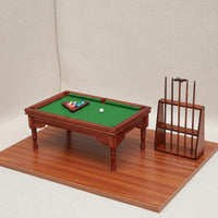 1:12 Scale Billiard Table Refined Workmanship for Scene Setting