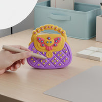 Dot Bead Art Kit No Glue Needed Bead Dotting Pen Toy Hands-On Activity for Girls