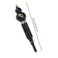 Hulusi Gourd Flute Easy to Play Chinese Gourd Pipe Detachable Design