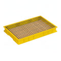 perforated surfaceded Dog Potty Tray with spray barrier Easy to Clean for Indoor, Home, young dogs