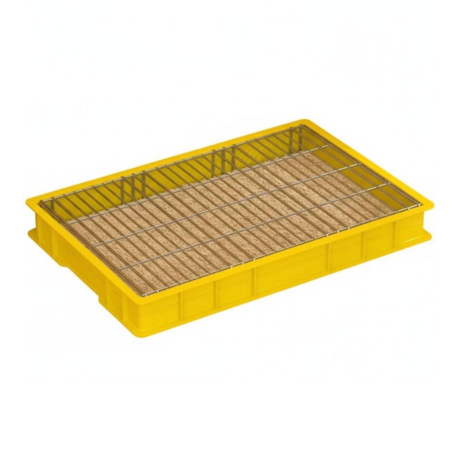 perforated surfaceded Dog Potty Tray with spray barrier Easy to Clean for Indoor, Home, young dogs