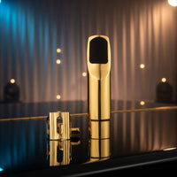 Alto Sax Metal Mouthpiece Bright Tone Music Gear Brass Body for Performance