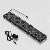 External Case Fan High Air Circulation Stick-on PC Fan Plug-Direct-Connect Power
