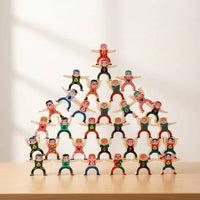 Figure Stacking Blocks Hand-Eye Coordination Balance Structure Game Easy To