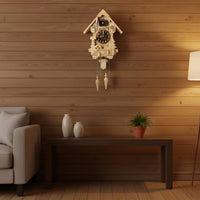 House-Shaped Cuckoo Timepiece Pendulum Home Decor Chain Weights