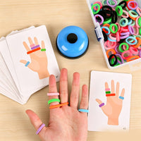 Manual Loop Challenge Game Thinking Training Hoop Matching Game Early Learning Children's Toy for Preschoolers, Young Children, Family Time