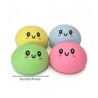 4 Pieces Steamed Bun Toy Rounded Cartoon Figure Long-Lasting