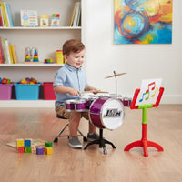 Childrens Jazz Drum Music Enlightenment Musical Toy Easy Assembly for Beginners
