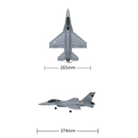 F-16 Foam Airplane Self-Stabilizing Aerobatic Rc Plane Single-Command Return