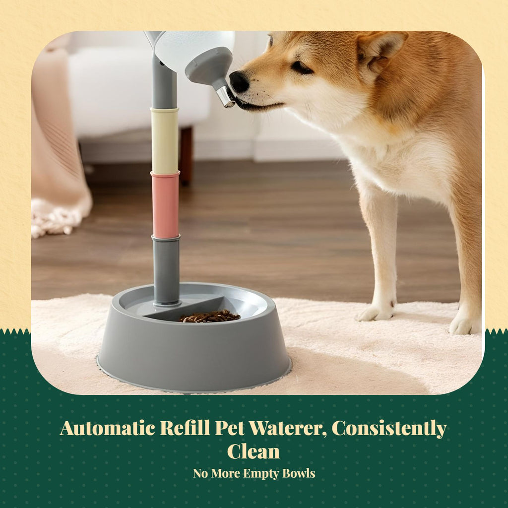 Wall-mounted automatic pet waterer