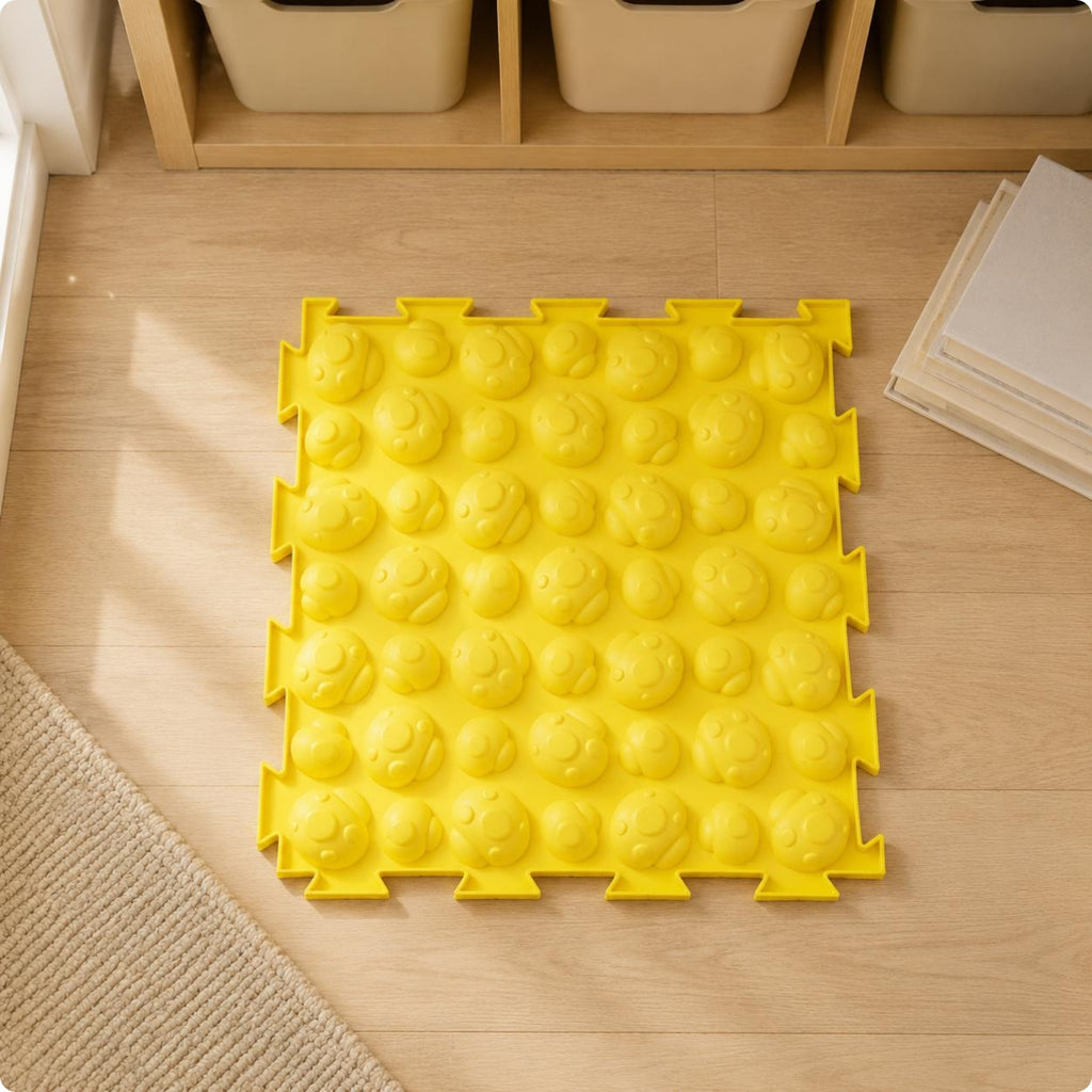 Textured Sensory Mat Long-Lasting Foot Massage Tile Bright Colors