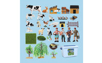 Farm Animal Playset Educational Realistic Animal Figures Easy to Clean for Kids