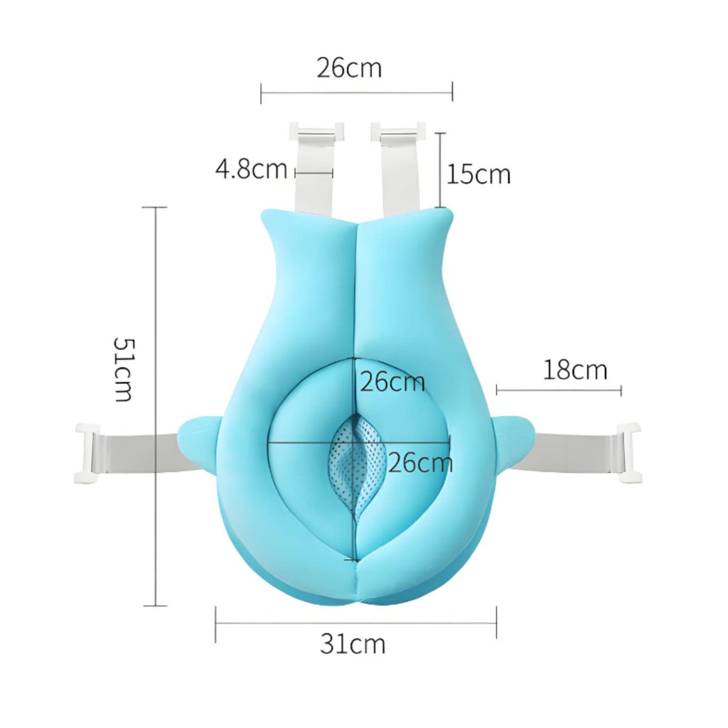 Baby Bath Support Mat Comfortable Infant Bath Support Mat Easy to Clean