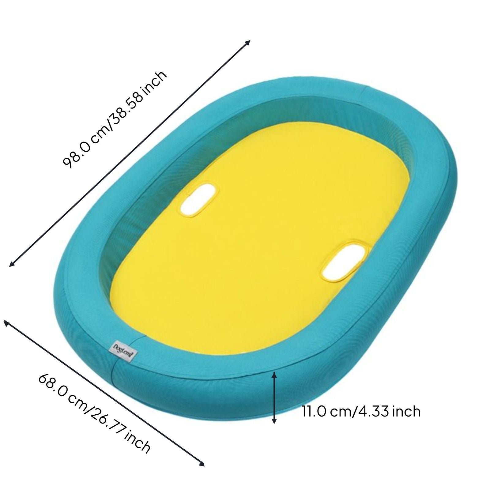 Dog Pool Float, High Buoyancy Foam Mat, Foldable, Safe