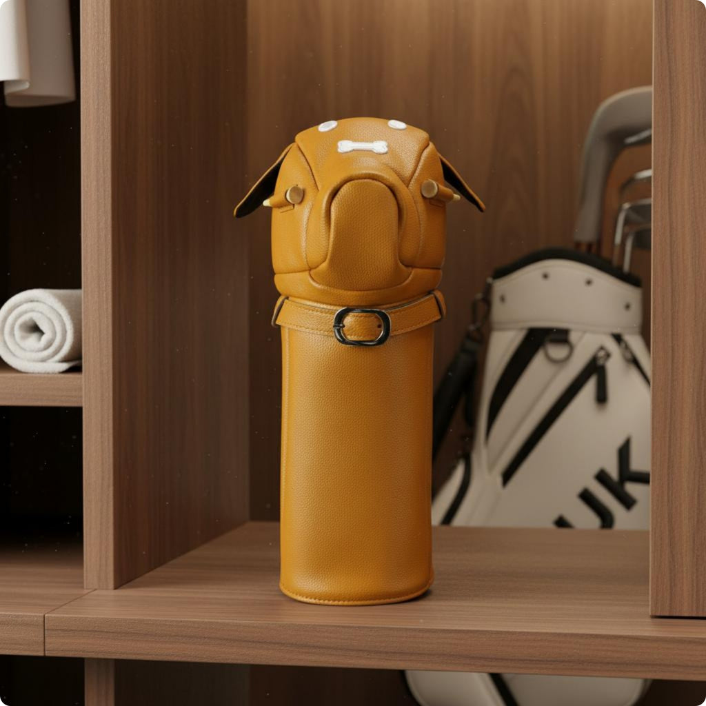 Soft Dog Golf Headcover Cute Cartoon Golf Club Cover Safeguarding for Golfers