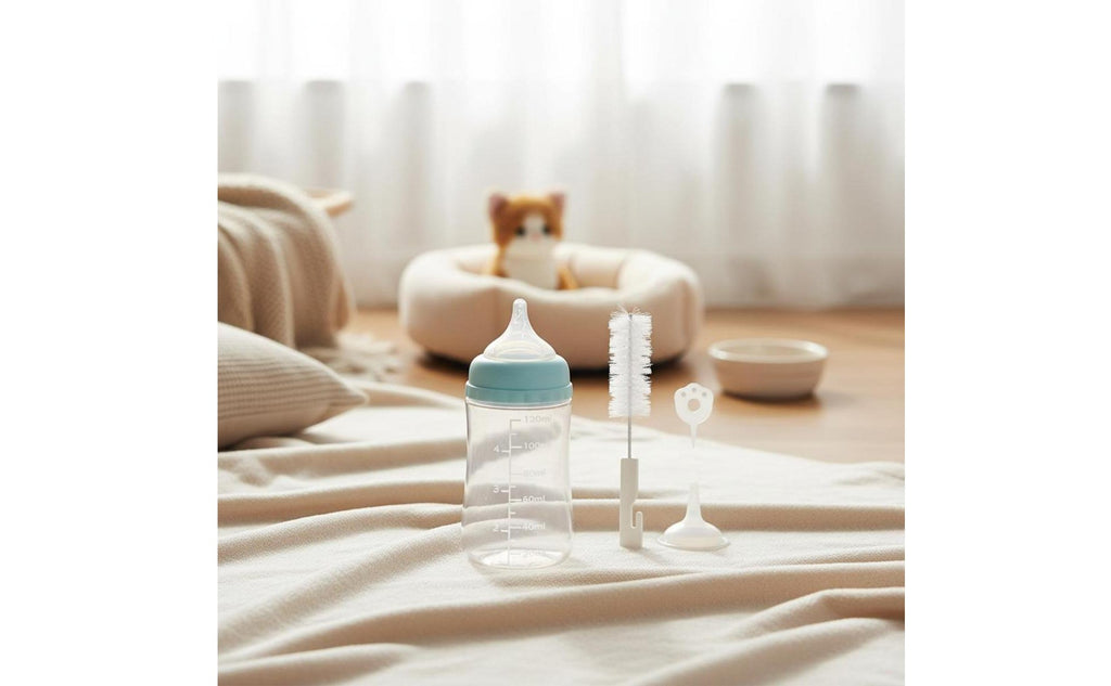 Puppy Milk Feeder Bottle Easy to Clean Silicone Feeding Nipple Reusable