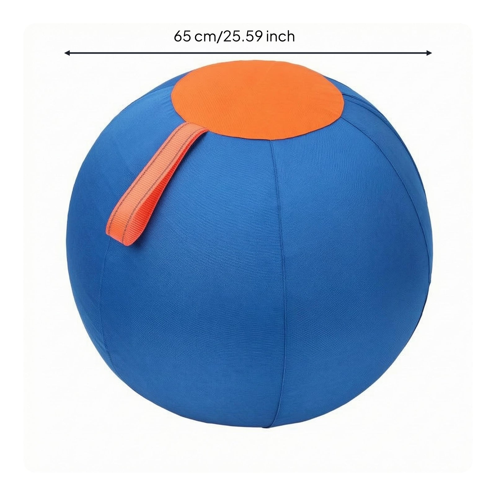 Inflatable Dog Ball Reinforced Spherical Dog Toy Interactive for Dogs