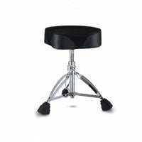 Saddle Drum Throne Memory Lock Adjustable Drum Stool Sturdy Tripod Legs Music Equipment for Children