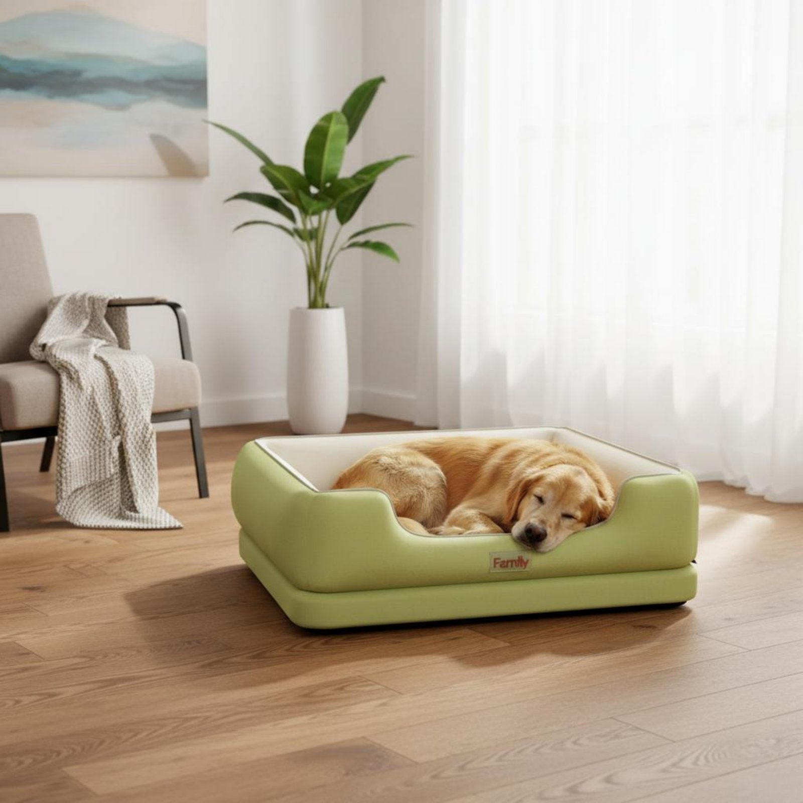 Supportive Dog Bed Waterproof Washable Dog Mattress Tear Resistant for Dogs
