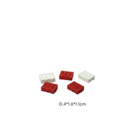 5 Pieces Model Railroad Barriers Plastic HO Scale Barrier Realistic for Dioramas