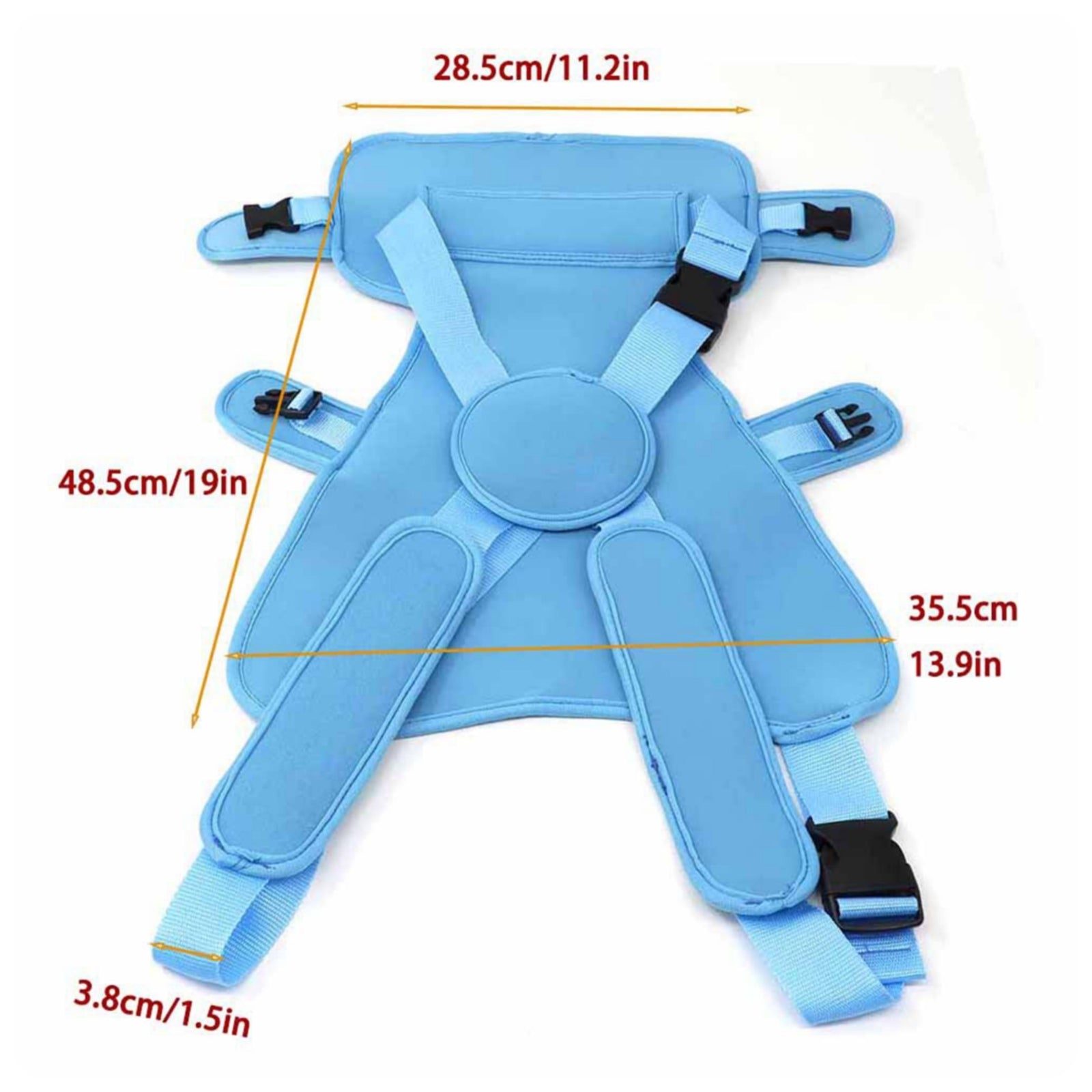 Baby Swimming Shoulder Carrier Blue Water Baby Carrier Lightweight for Infants