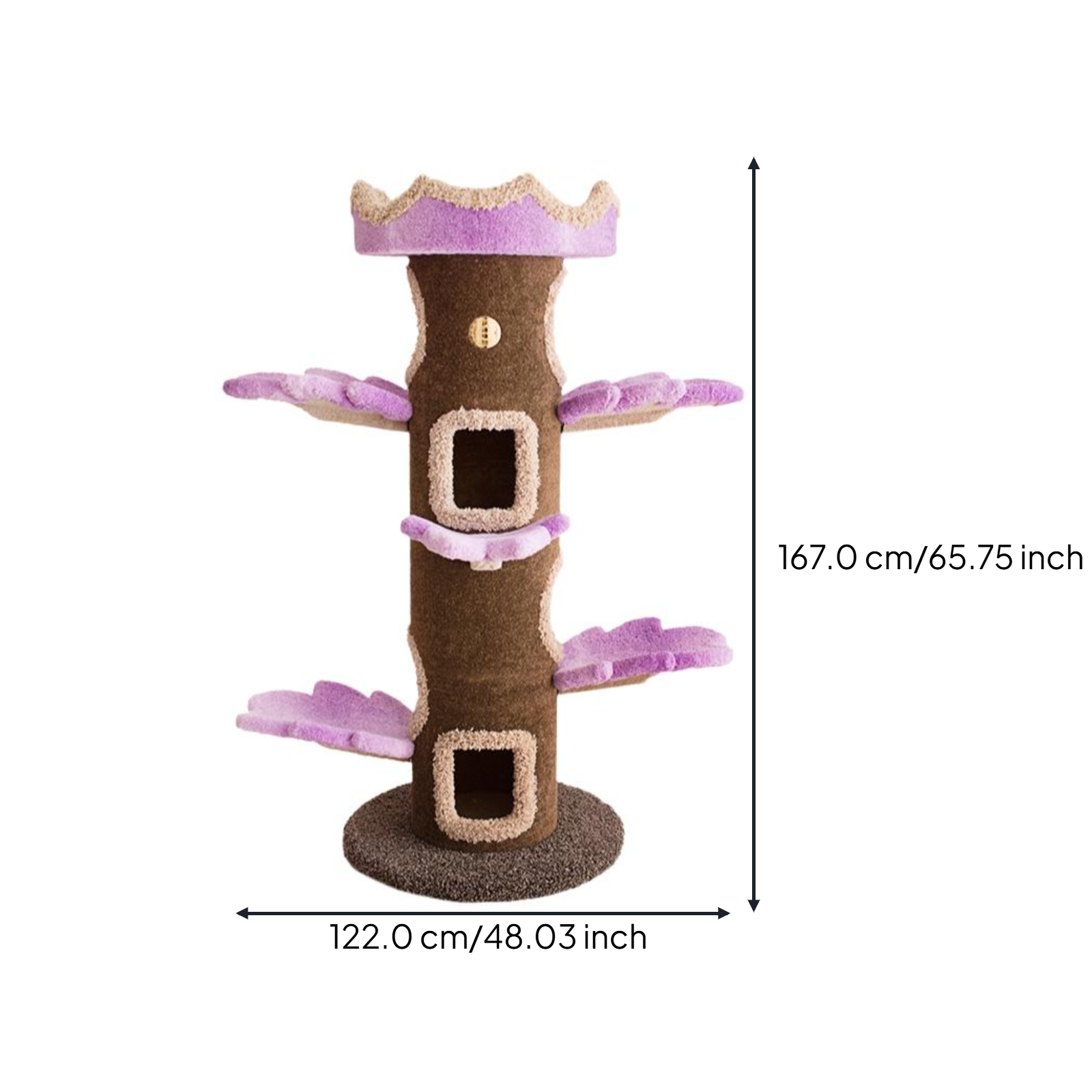 Cat tree with condo