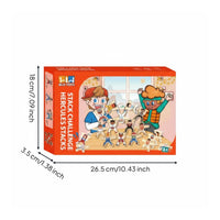Figure Stacking Blocks Hand-Eye Coordination Balance Structure Game Easy To