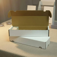 Trading Card Storage Box Large Capacity Corrugated Cardboard Card Box for Gamers