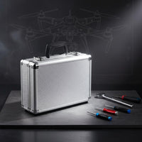 RC Transmitter Aluminum Case Shielding Transport Gear Large Capacity for Travel