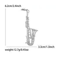 Saxophone Brooch Miniature Accessory Flared Bell
