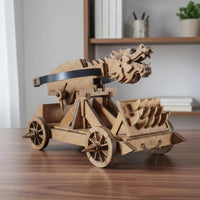 Dragon Head Repeating Ballista Model 300 Degree Rotation for Hobbyists, Teens