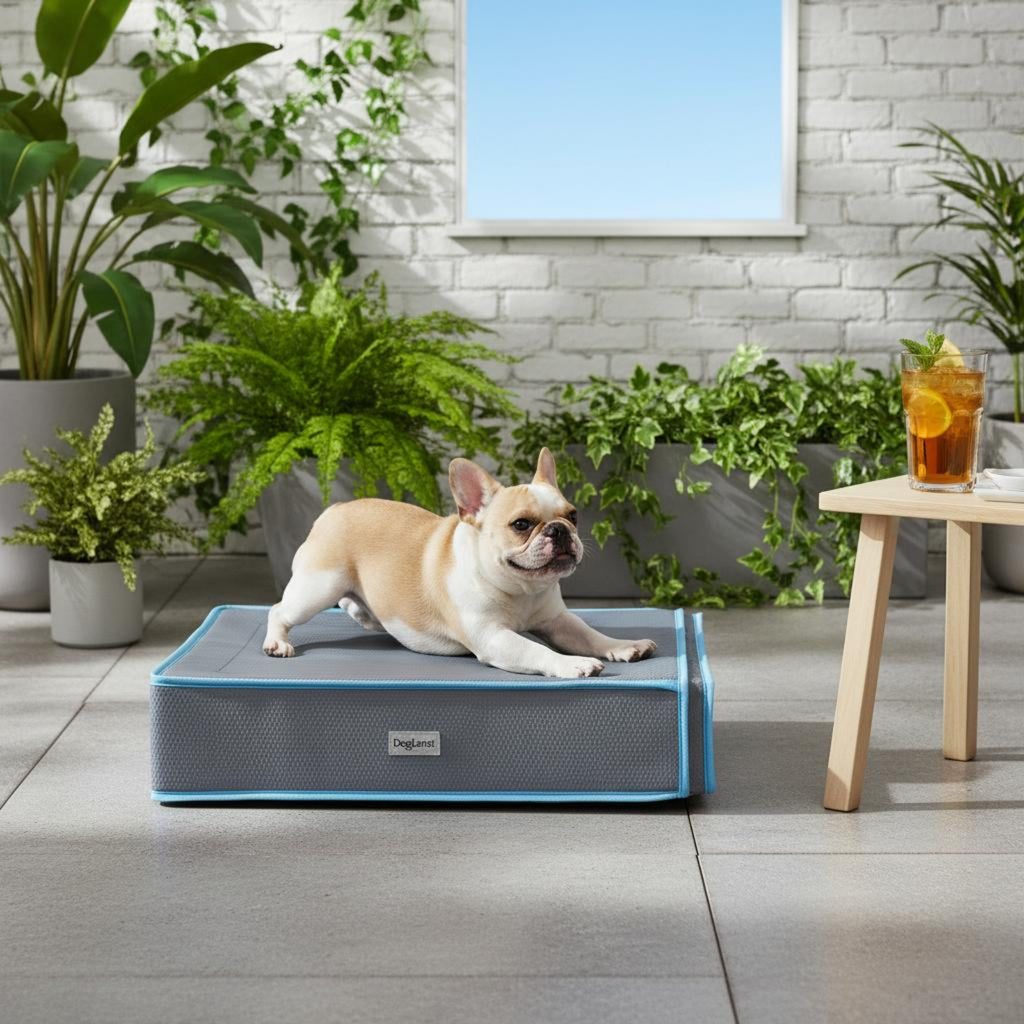 Cooling Dog Bed Low-Height Small Dog Bed Removable