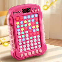 Battery Powered Brain Teaser Game Sensory Play Push Game Machine Sound Effects