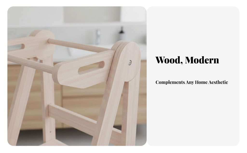 transformable Learning Stool Montessori Inspired for Bathroom, Playroom, Toddlers
