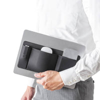 Laptop Pocket Universal Compatibility on Accessory Holder Residue Removal Laptop Back Storage Pocket for Students, Travel, Office