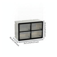 Easy to Sort Small Parts Cabinet Hardware Drawer Organizer Flat-Bottom