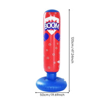 Inflatable Punching Pillar Thickened Material Kids Inflatable Boxing Bag