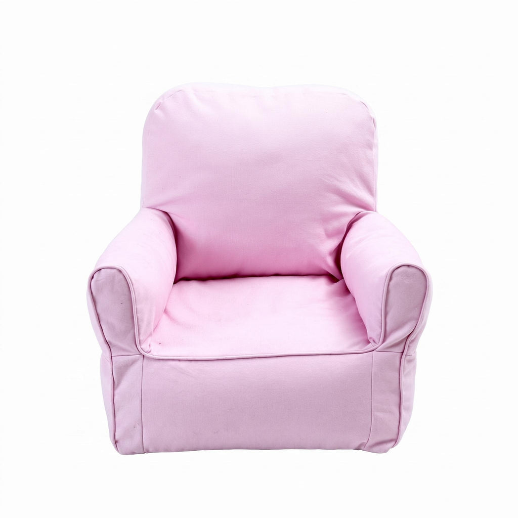 Kids Sofa Chair Removable Cover Foam Child Couch Rounded Armrests