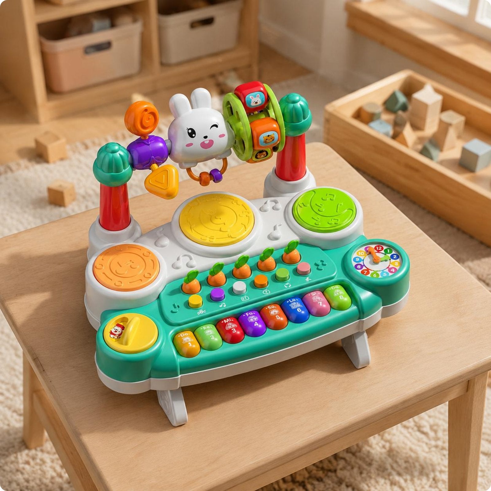 Baby Phone Toy Sensory Play Musical Pretend Phone Hand-Eye Coordination