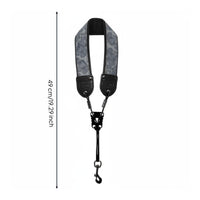 Saxophone Neck Strap Adjustable Length Alto Tenor Sax Strap Metal Hook