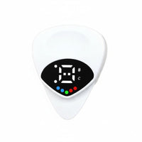 Pick Shape Tuner 2-in-1 Guitar Tuner Single-Button Function for Mobile