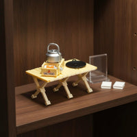 Miniature Camping Furniture Set Desktop Decoration Dollhouse Hiking Furniture Set Creative Scene Building Doll House Decor