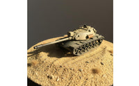M103a2 Heavy Tank Model Movable Turret 1/144 Scale M103A2 Tank Model 3D Printed Cold Conflict US Armored Vehicle for Enthusiasts