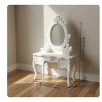 1:12 Scale Vanity Table Playhouse Toy Miniature Dressing Table for Hobbyists